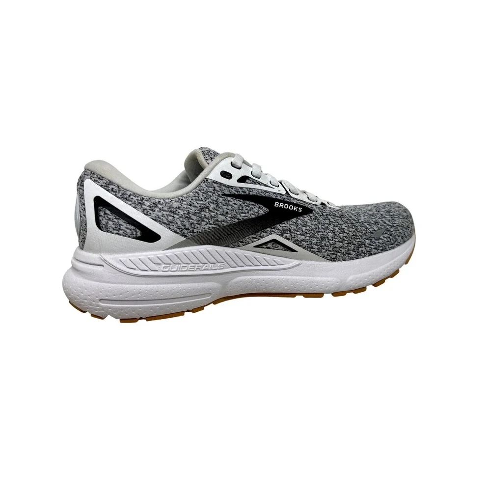 Brooks Adrenaline GTS 23 Womens Sz 9 Running Shoes Grey White Gum 1203811B112
